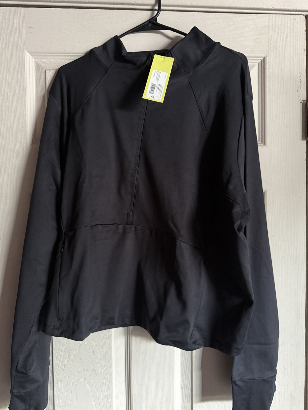 All In Motion Black Women's Quarter-Zip Jacket